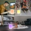 Wireless Night Light Bluetooth Speaker Color-Changing Touch-Control